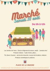 Marché du samedi 10 août 2024