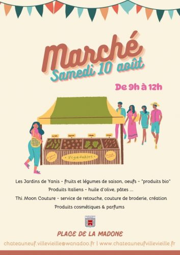 Marché du samedi 10 août 2024